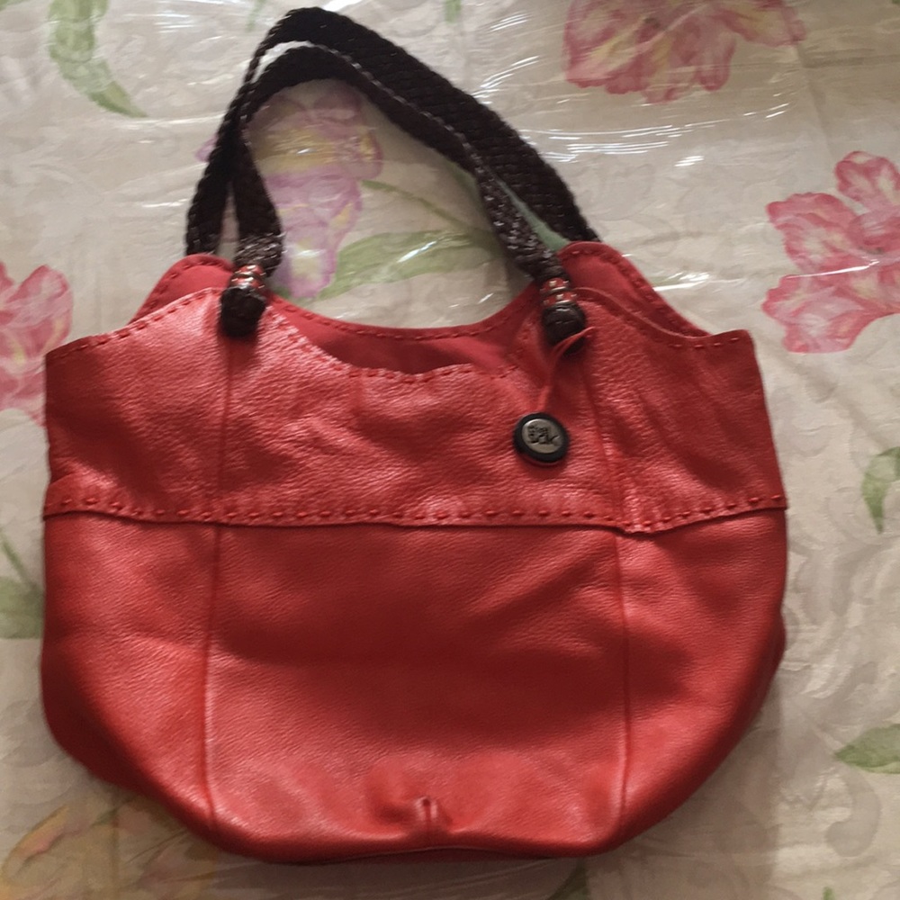 Leather sak shoulder bag!